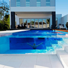 A borda lisa da piscina em acrílico proporciona uma visão perfeita - fábrica de acrílico leyu