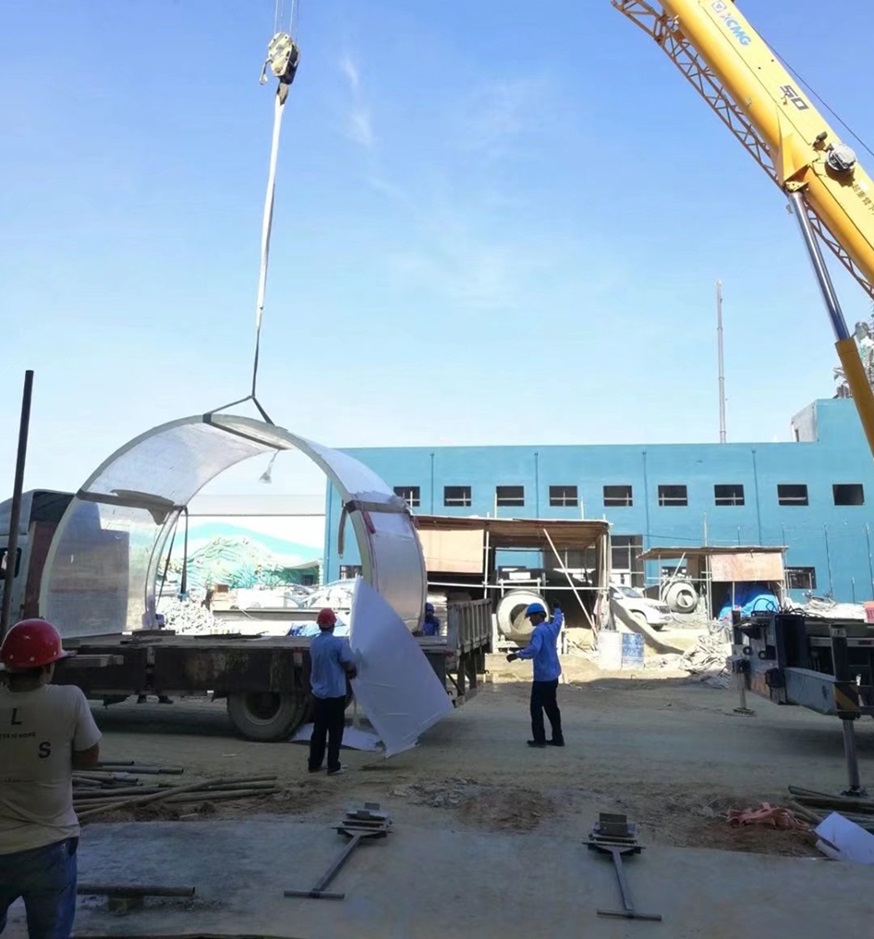 Um restaurante com água de acrílico pode ser construído debaixo d'água - Piscinas de acrílico Leyu à venda