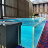 Fabricante e instalador de parede de piscina de acrílico transparente Piscinas de acrílico de luxo-leyu