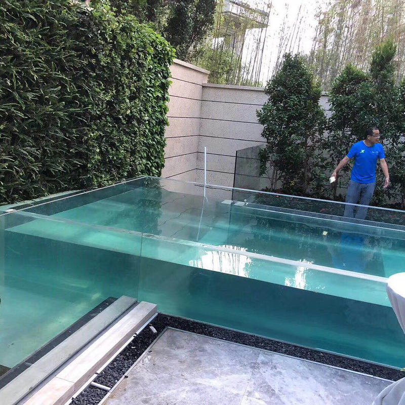 Fábrica de piscinas personalizadas com painel de visualização em acrílico transparente da China - Leyu