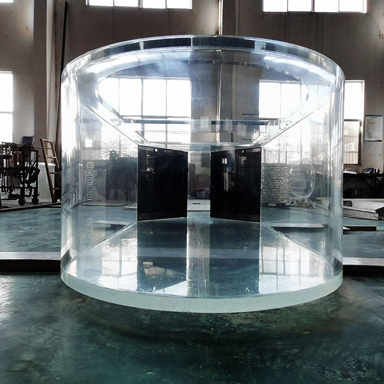 Cilindros de plástico e cilindros acrílicos tubo acrílico transparente de grande diâmetro e tubo de cilindro PMMA - Leyu