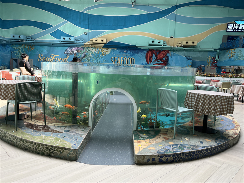 Como limpar aquário de acrílico Aquário Leyu A fábrica de aquários de acrílico ensina como limpar - Leyu
