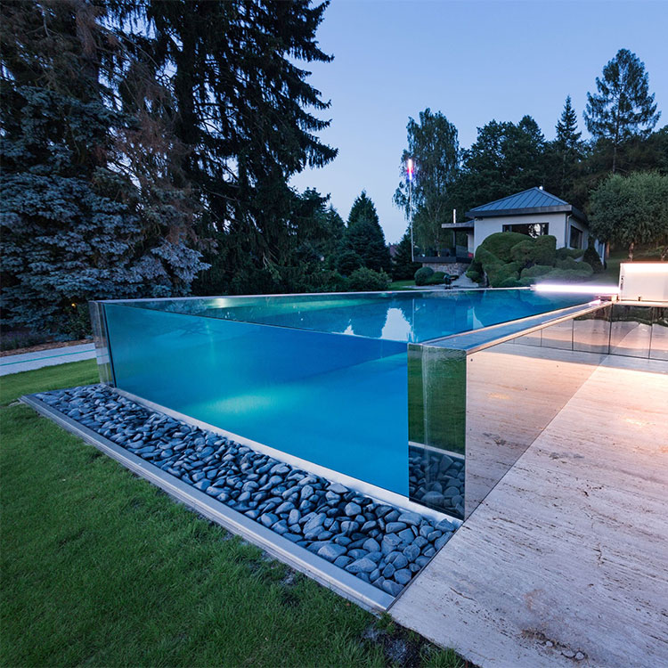 Piscina de acrílico e painéis de parede de piscina de vidro acrílico transparentes - fábrica de acrílico leyu