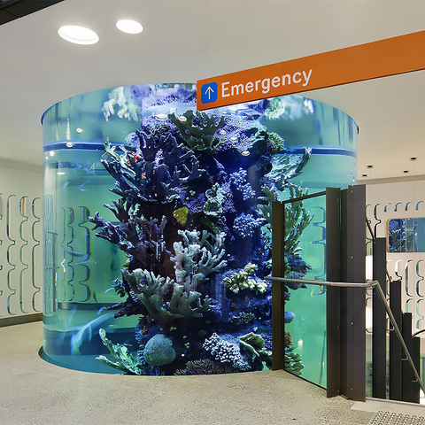 Design popular de aquário acrílico em 2024 - Leyu